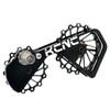 KCNC Road Oversized Pulley Cage For Shimano Ace SK2257 Ultegra/Dura 6700/6770/6800/6870/7900/7970/9000/9070, Black, KOT32-BK,