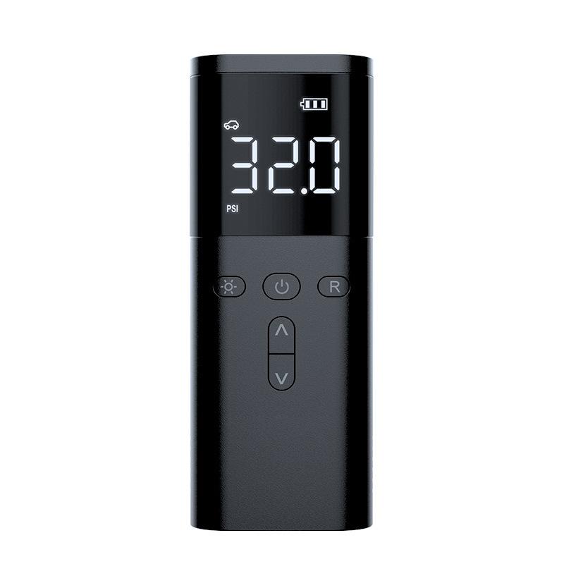 

Маленький портативный автомобильный беспроводной надувной насос Супер емкость 2000 мАч Аккумулятор Интеллектуальный цифровой дисплей / Светодиодный свет / Многоцелевая машина