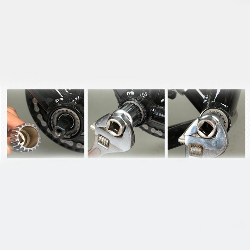 Bicycle Bottom Bracket Mtb Bike Crank Extractor Remover Bottom Bracket Repair Tool 20 Teeth Fit Teeth Diagnostic-Tool Repair