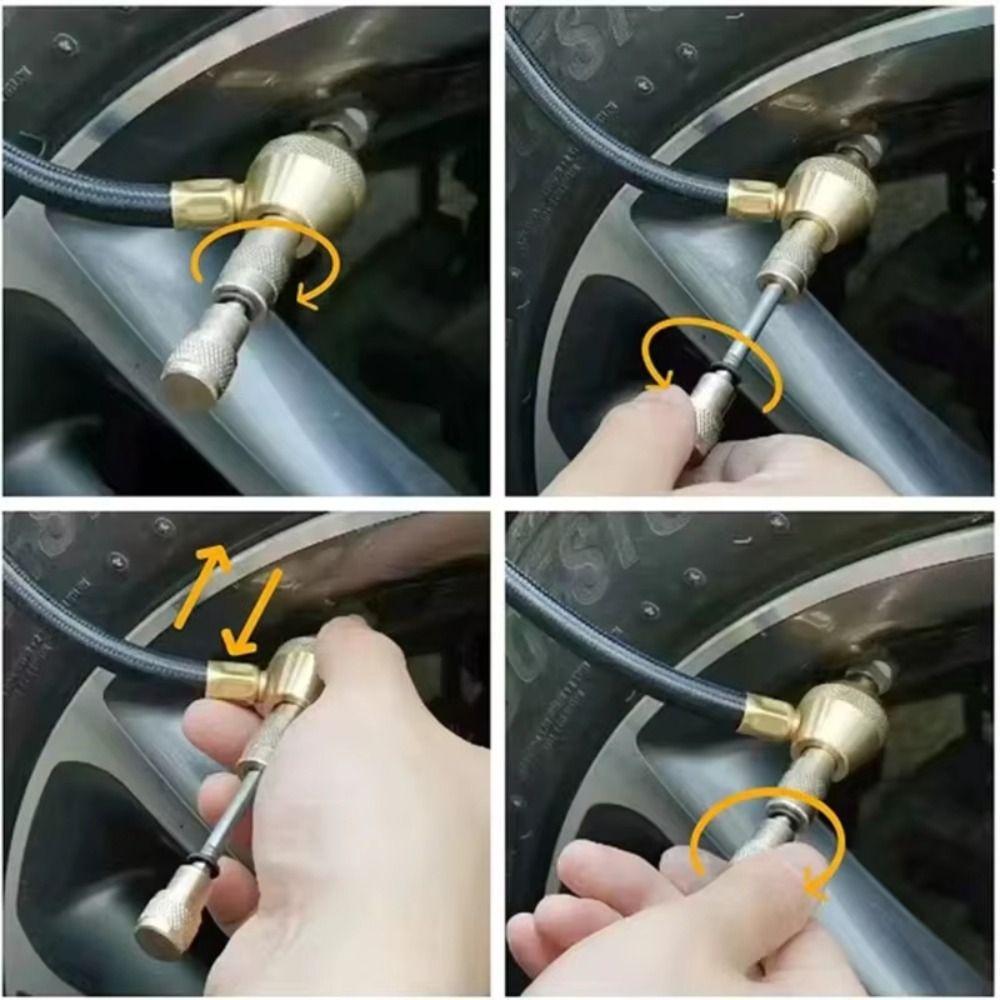Digital Display Tire Pressure Gauge 200 Psi Capacity 75Psi Range Mechanical Tire Gauge Accurate Reading Metal Manometer
