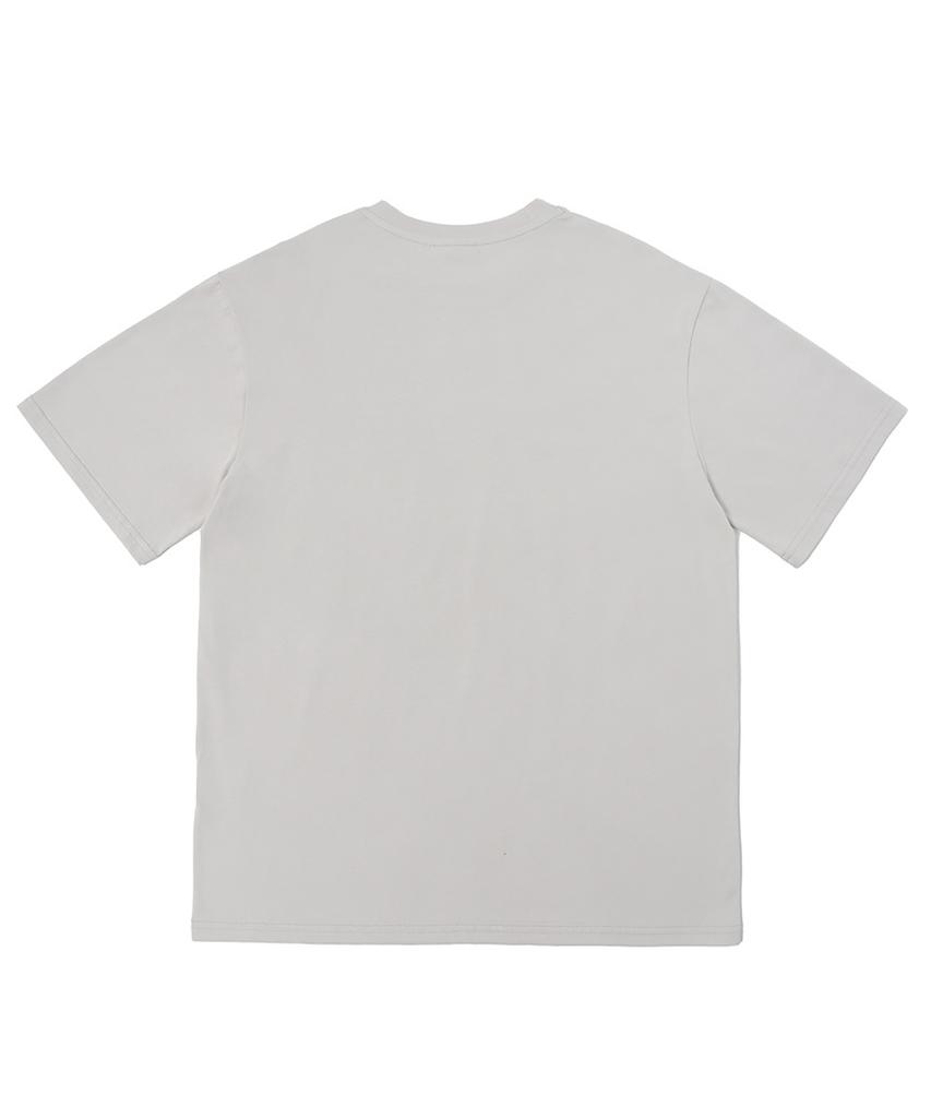 MATCHGLOBE Crushed Heart Oversized Tee (Beige)