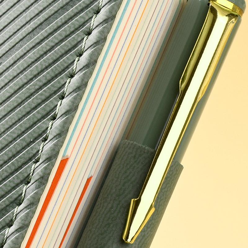 Denní plánovač na rok 2025 Pu Cover Agenda Rozvrh Notebooky Ideální pro školní kancelářský deník A5 Business Plánování 365denního kalendáře