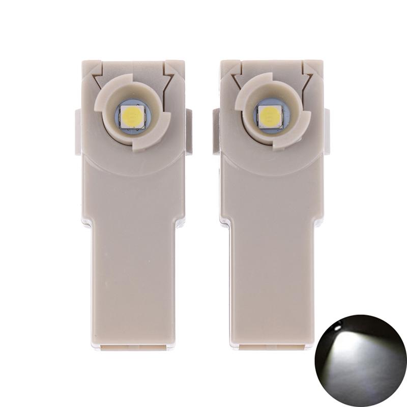 2Pcs Led Footwell Lamp For Toyota Crown 12 13 Reiz Decorative Foot Light Illuminator Connector Accessories
