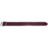 Bracelet Montre - MY-MONTRE - Double-boucle 18mm - Noir Et Rouge - Nylon Résistant - Boucles Acier Inoxydable