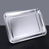 304 Stainless Steel Rectangular Commercial Food Tray