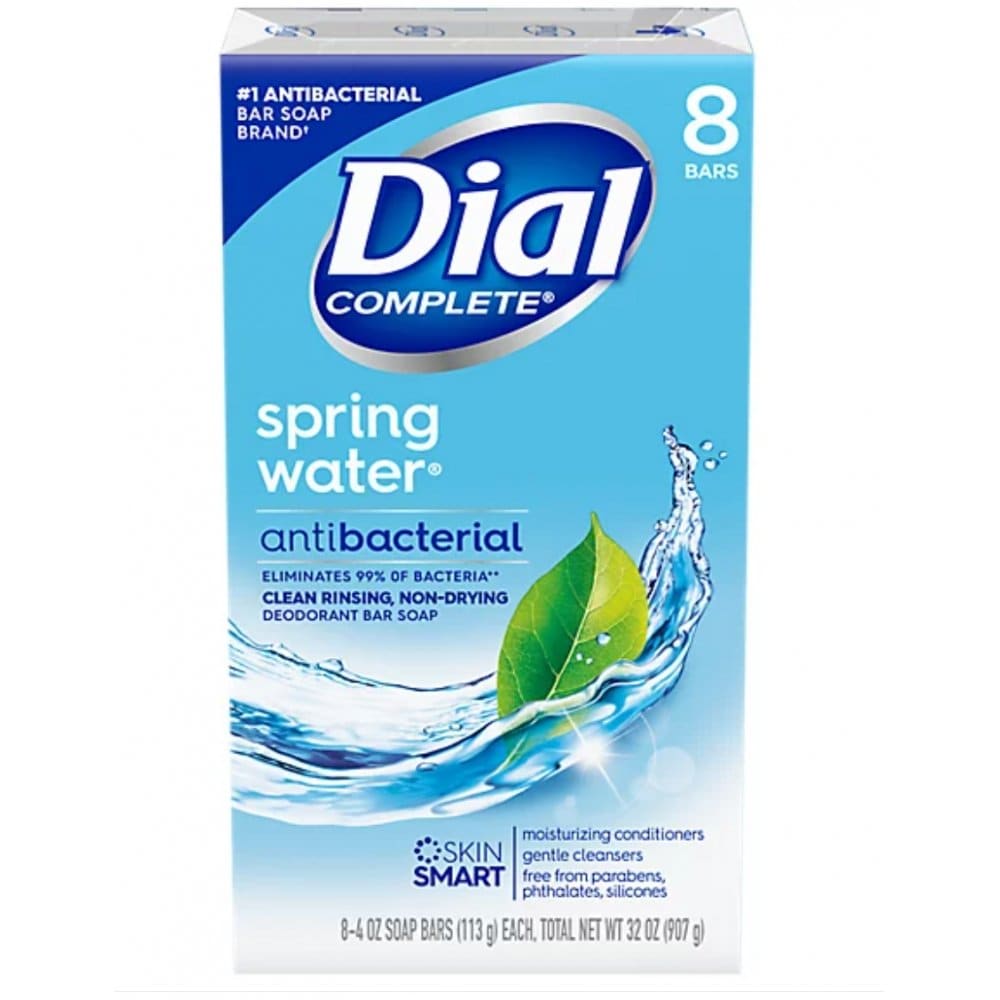 

dial spring water soap 113g 8pcs