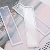 Rectangle Silicone Bookmark Mold DIY Bookmark Mould Making Epoxy Resin Jewelry DIY Craft Silicone Transparent Mold