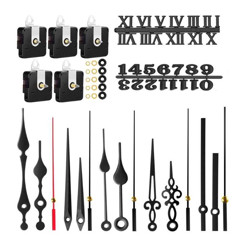 Часовой механизм, кварцевый механизм на батарейках, сменный механизм для настенных часов (длинный и короткий)