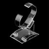 Practical Sturdy Plastic C Shape Clear Watch Display Stand Fashion Accessory for Jewelry and Bracelet Presentation