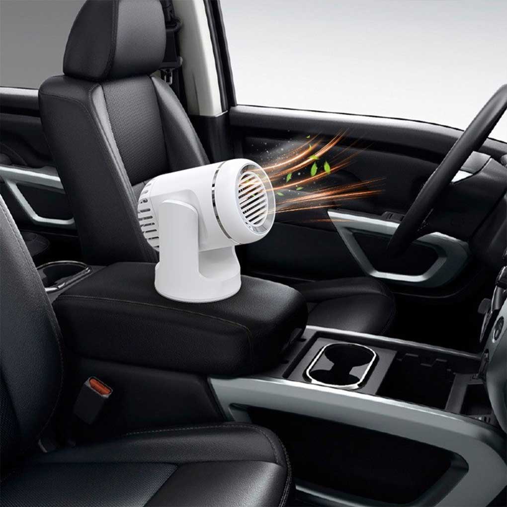Car Interior Electric Heater Windshield Defogger Truck RVs Vehicle Windscreen Demister Heating Fan Automotive Automobile