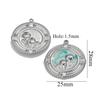 2 Pcs 304 Stainless Steel Charms Enamel Lotus Flowers Starfish Birds Sun Pendants For Diy Necklace Bracelet Jewelry Making