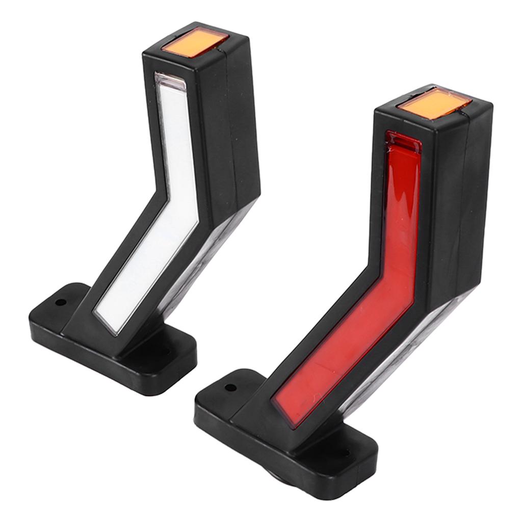 2pcs LED Side Marker Light IP67 Waterproof 12?24V Indicator Lamp Universal for Trucks Trailers