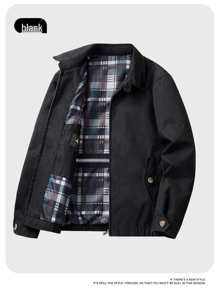 2025 Men's Windproof, Wear-Resistant, Breathable Spring & Autumn Jacket - Durable, Trendy, Versatile Design.