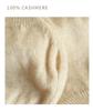 Women's 100% Pure Cashmere Half-Finger Gloves: Fingerless, Plain Knit, Warm and Cozy for Autumn/Winter