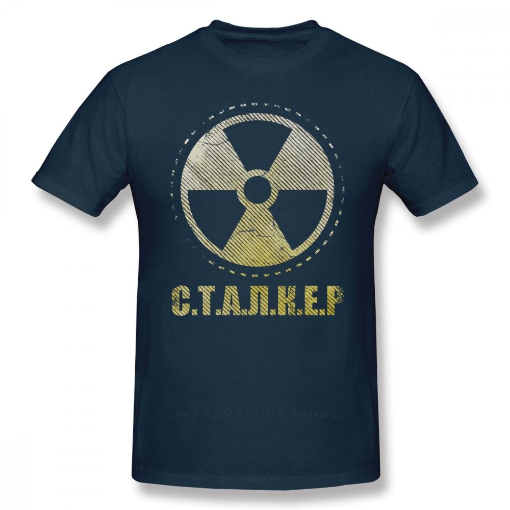 Stalker Game T Shirt Loner Faction Patch TShirt Printed Casual Tee Shirt Mens Cute Cotton Short Sleeves Tshirt