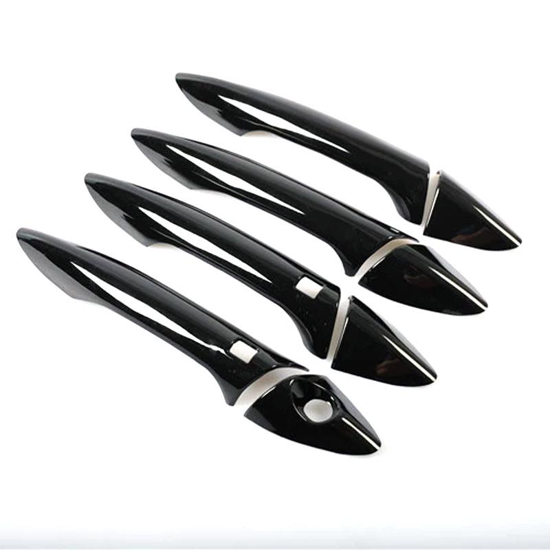 Pasuje na 11-15 Hyundai Elantra MD: Příslušenství proti poškrábání pro kliky a prohlubně dveří automobilu