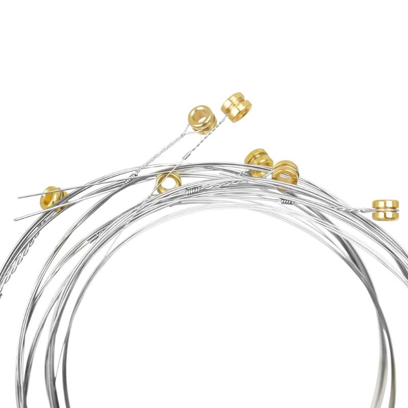 12Pcs Folk Guitar String Acoustic Guitar Strings for 12 String Classical Guitars Accessories Powerful and Durable