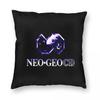 Neo Geo Logo Neogeo Arcade Game 10 Square Pillowcase Pillow Cover Cushion Throw Pillow for Home Bedroom Car