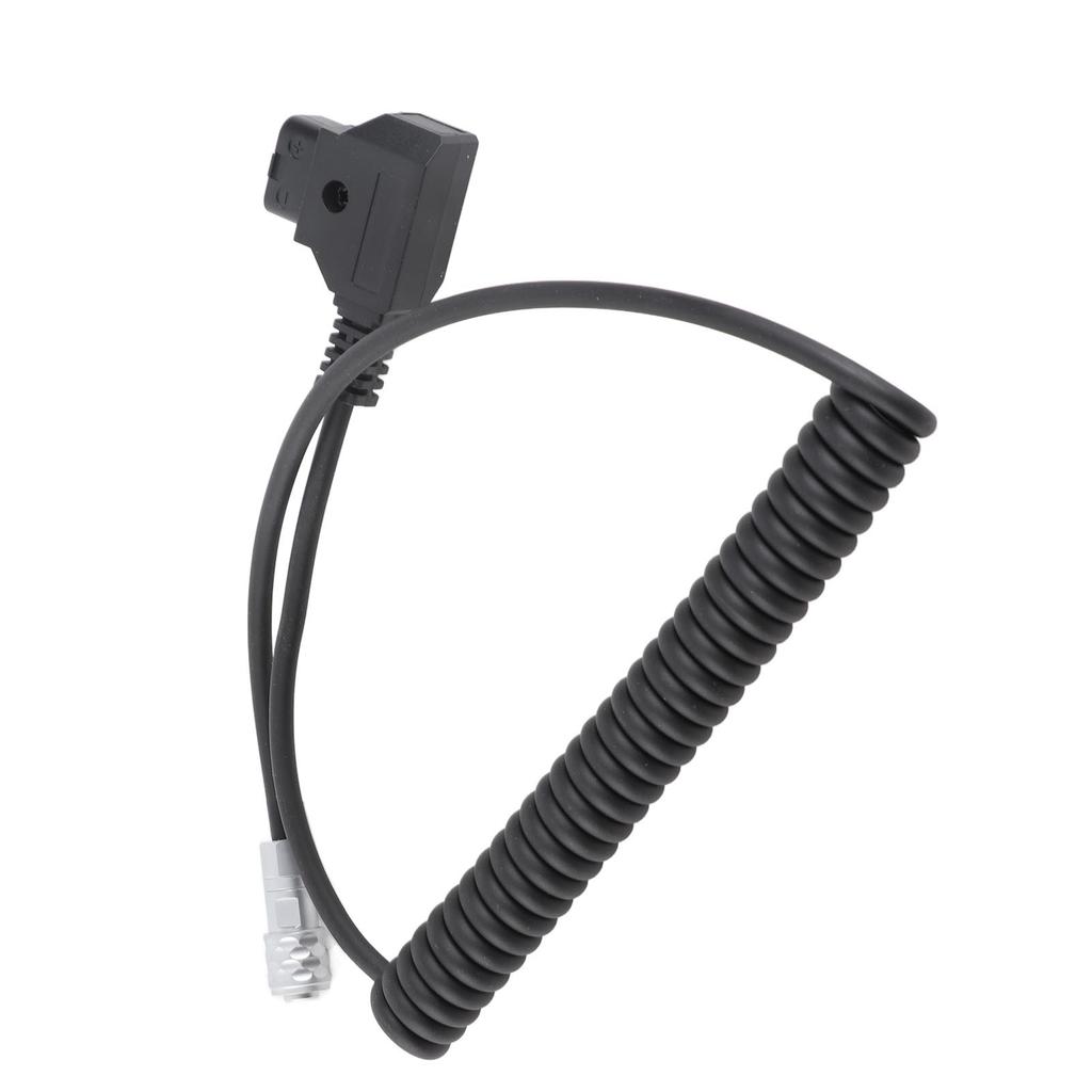 D Tap to 4K Spring Power Cord for Blackmagic Pocket Cinema Camera 4K   Gold Mount V Mount B