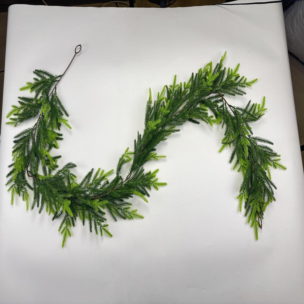 1.8-meter Two Tone Southern Ocean Cedar Coral Pines Vine Home Decoration Green Plants Vine