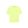 Political Campaign Large Fit T Shirt Fluo Yellow 641655TJVF77110
