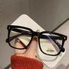 Retro Thick Black Frame Anti-Blue Light Glasses for Women & Men - Minimalist Design, No Prescription Needed