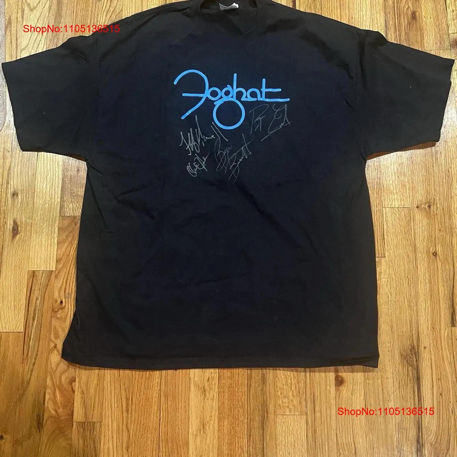

Foghat SIGNED T Shirt Full Band 2010 Born For The Road 2XL vintage Washed Slightly Unisex streetwear Stretched homme Stylish 5XL різнокольоровий