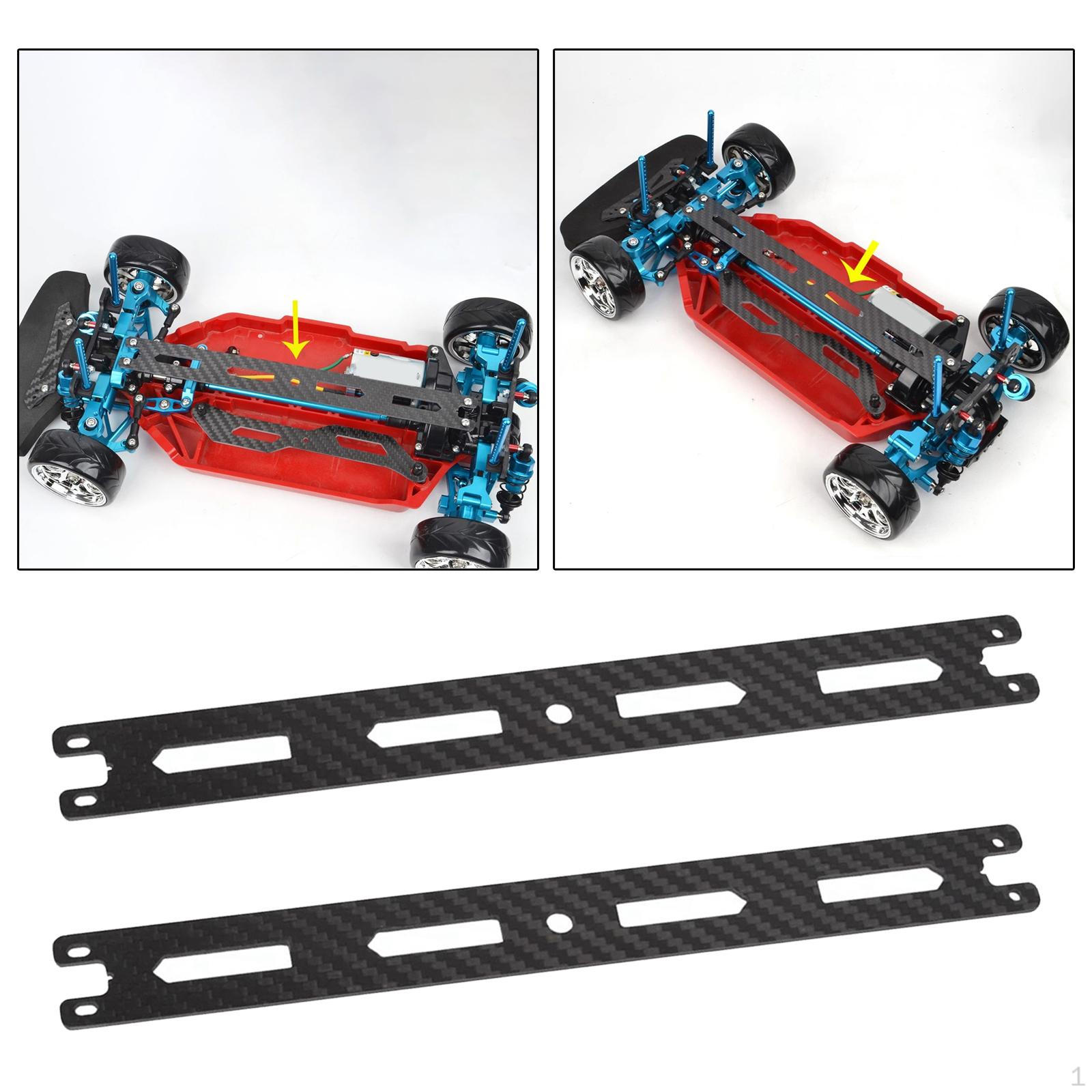 

2x Carbon Fiber Spare Parts Replacement :10 RC Car TT02