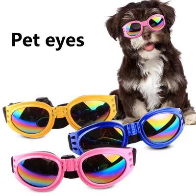 Dobrável óculos para cães de estimação evitar uv óculos para animais de estimação gatos cão moda óculos de sol foto prop acessórios para animais de estimação suprimentos para cães