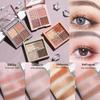 NOVO Palette Ombretti Perlescenti a Quattro Colori - Tonalità Terra per Studenti e Influencer
