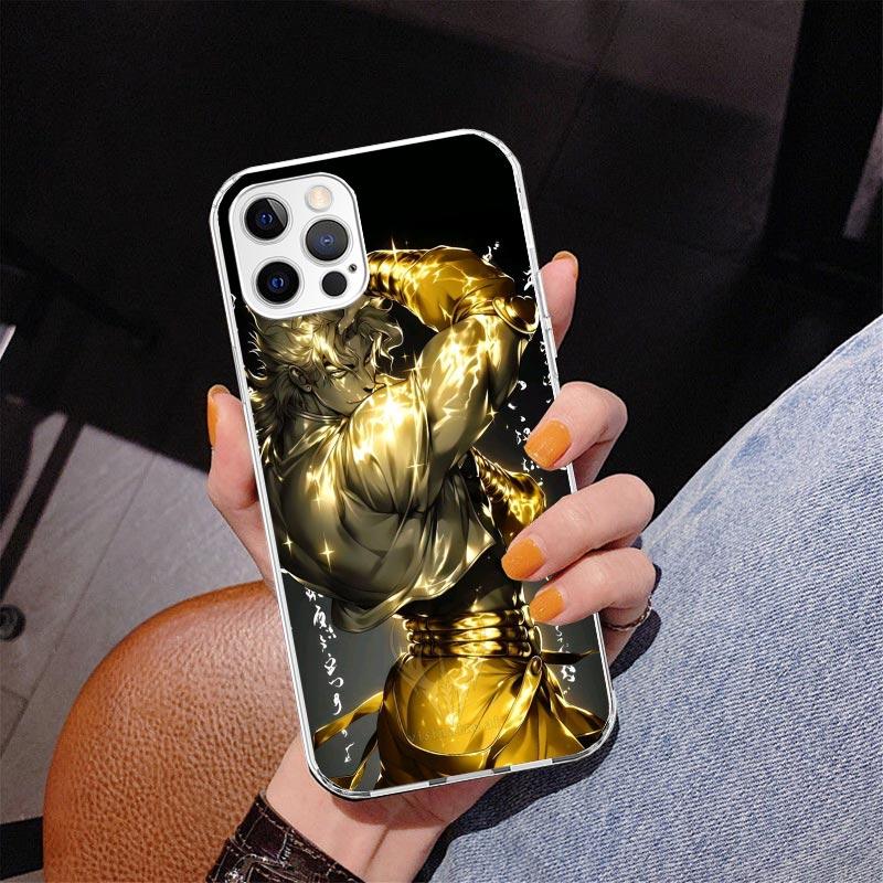 JoJo Adventure Dio Diego Brando Pouzdro na telefon Pro iPhone 17 Air 16 Pro Max 16E 15 + 14 Plus 11 12 13 Mini 7 8 SE Dárek Potisk Kryt F