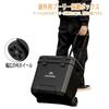 Mountainhiker Large Capacity Cooler Box Casters and Pull Car Keeps Food and Freshens Food for Outdoor and Freshness 36L/38QT (with Rod),