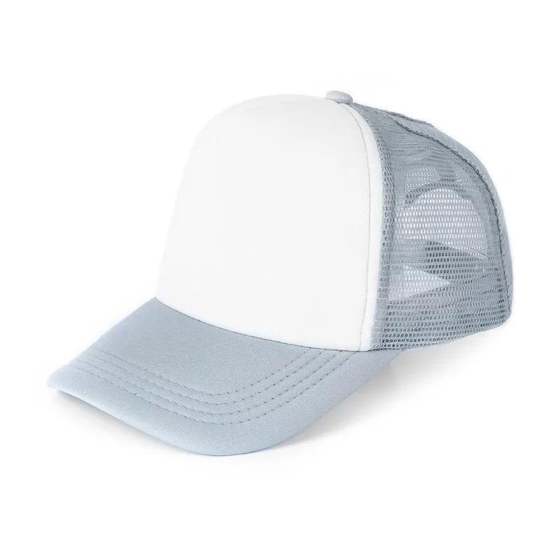 Unisex Cheaper 5 Panel Trucker Hat For Adult Summer Net Baseball Cap Men Women For Him Her Blank Mesh Adjustable Sun Hat Visor