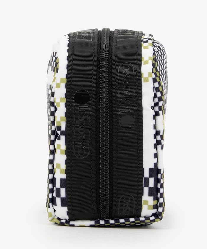 LeSportsac Official Pouch SQUARE Pixel Scramble Check COSMETIC/6701