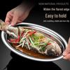 304 Stainless Steel Oval Serving Plate