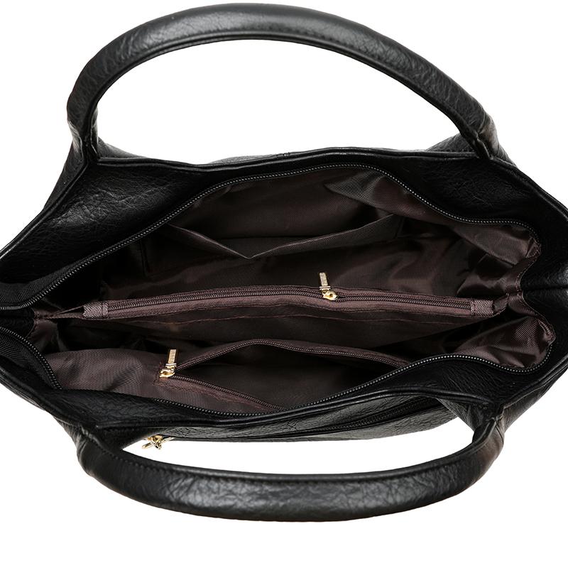 Vintage Tote Bag Women's Large Capacity Handbag Shoulder Crossbody Bag