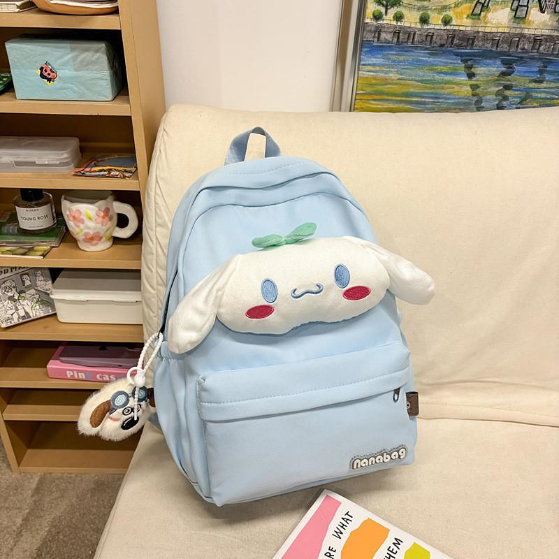 Crayon Shinchan Kuromi Cartoon Backpack With Cushioned Straps For Girls Travel And School Use