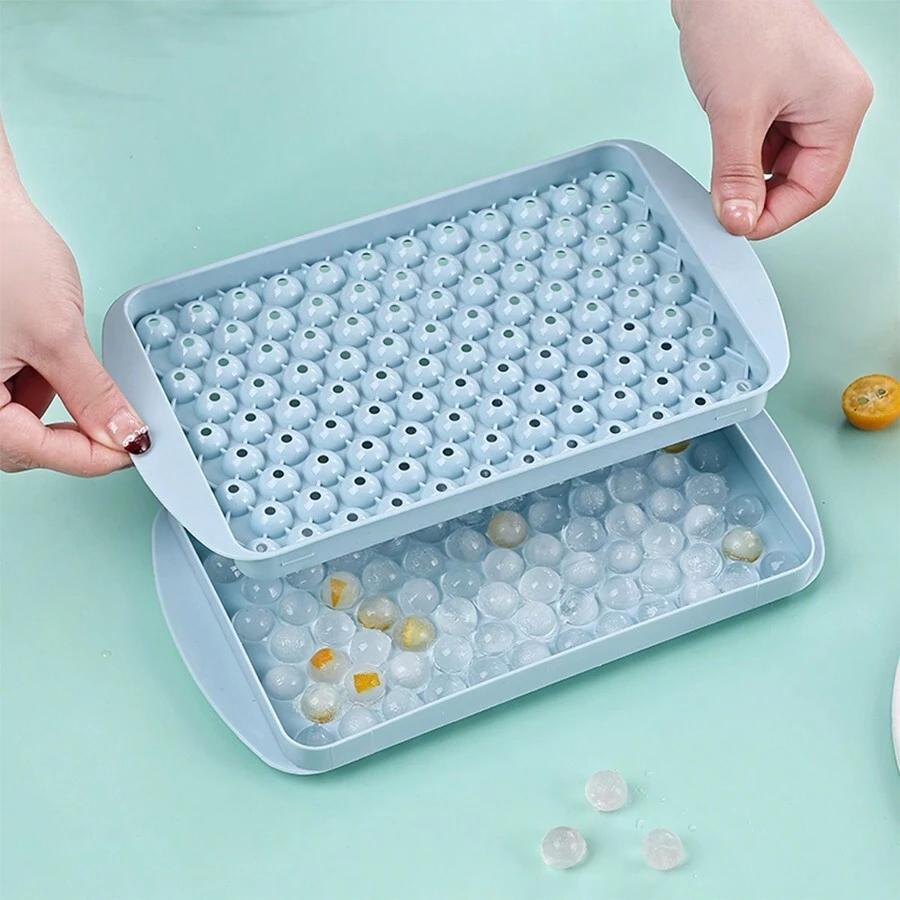 2/3/4PCS 104 Grids 3D Round Ice Cube Tray Frozen Whiskey Ball Popsicle Ice Cube Mold Coffee Juice Ice Ball Maker Kitchen Tools