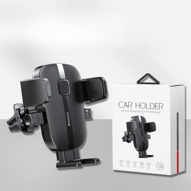 

Автомобильный держатель для телефона с воздуховыпускным отверстием и мягкой силиконовой подставкой. Регулируемая эластичность. Вращение на 360°. Блокировка одним щелчком.