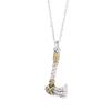 Silber & Gold Kleiner Axt Anhänger Halskette – Personalisierte Hip Hop Schlüsselbein Kette