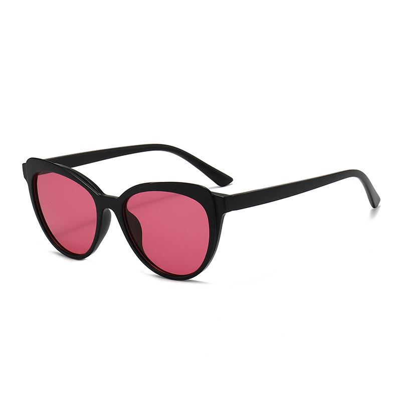 New fashion trend European and American cat eye sunglasses men and women ins concave hip-hop sunglasses