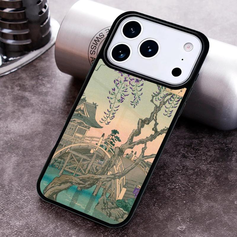 Japanese Ukiyo-e Art Phone Case for iPhone 17 16 15 Pro Max Air 14 13 12 11 Plus Shockproof Cover