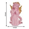Angel Girl Showpiece for Home Decor | Winged Fairy Statue for Shelves | Pink SG