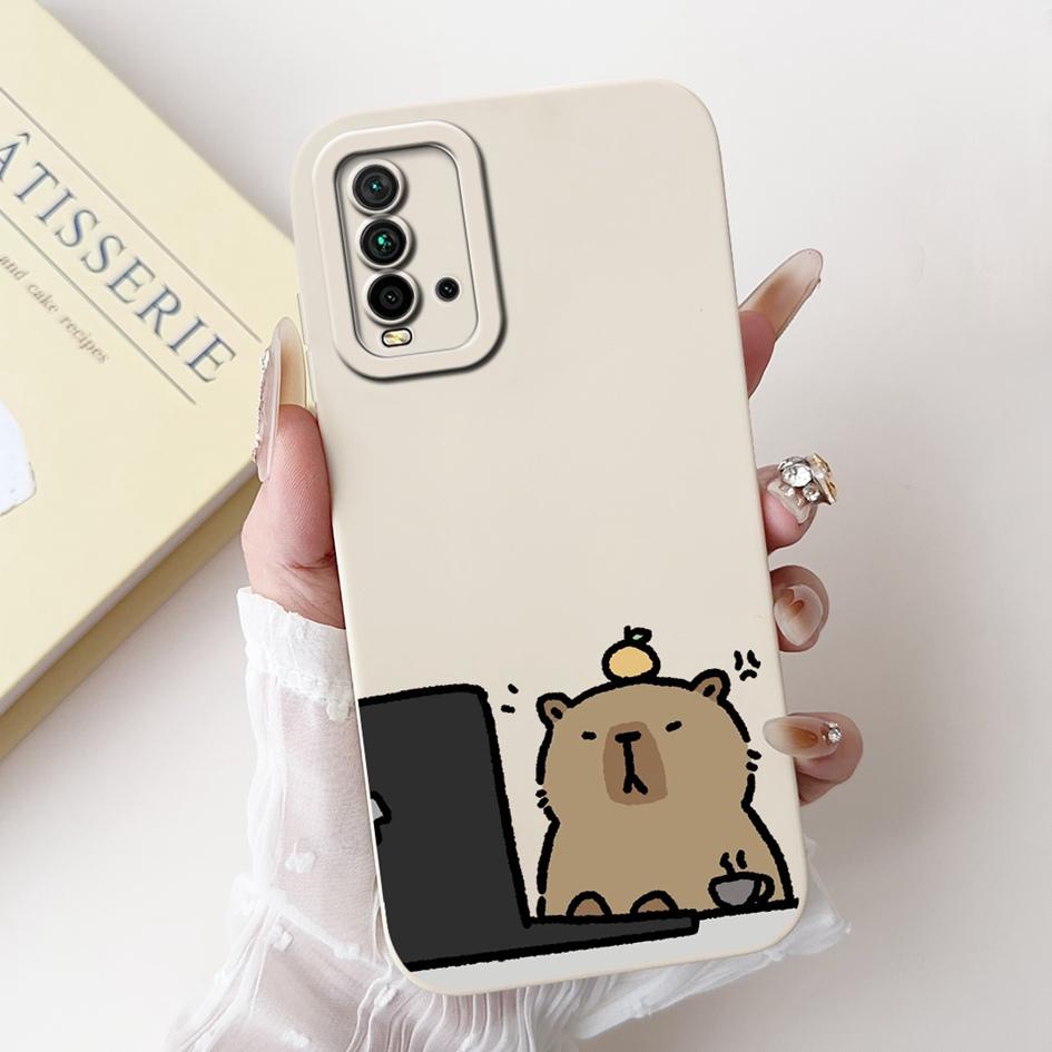 Shockproof Cover For Xiaomi Redmi 9T Case Redmi 9 Power Funda Cute Panda Rabbit Soft Phone Cases For Redmi9T Redmi9 Power Bumper