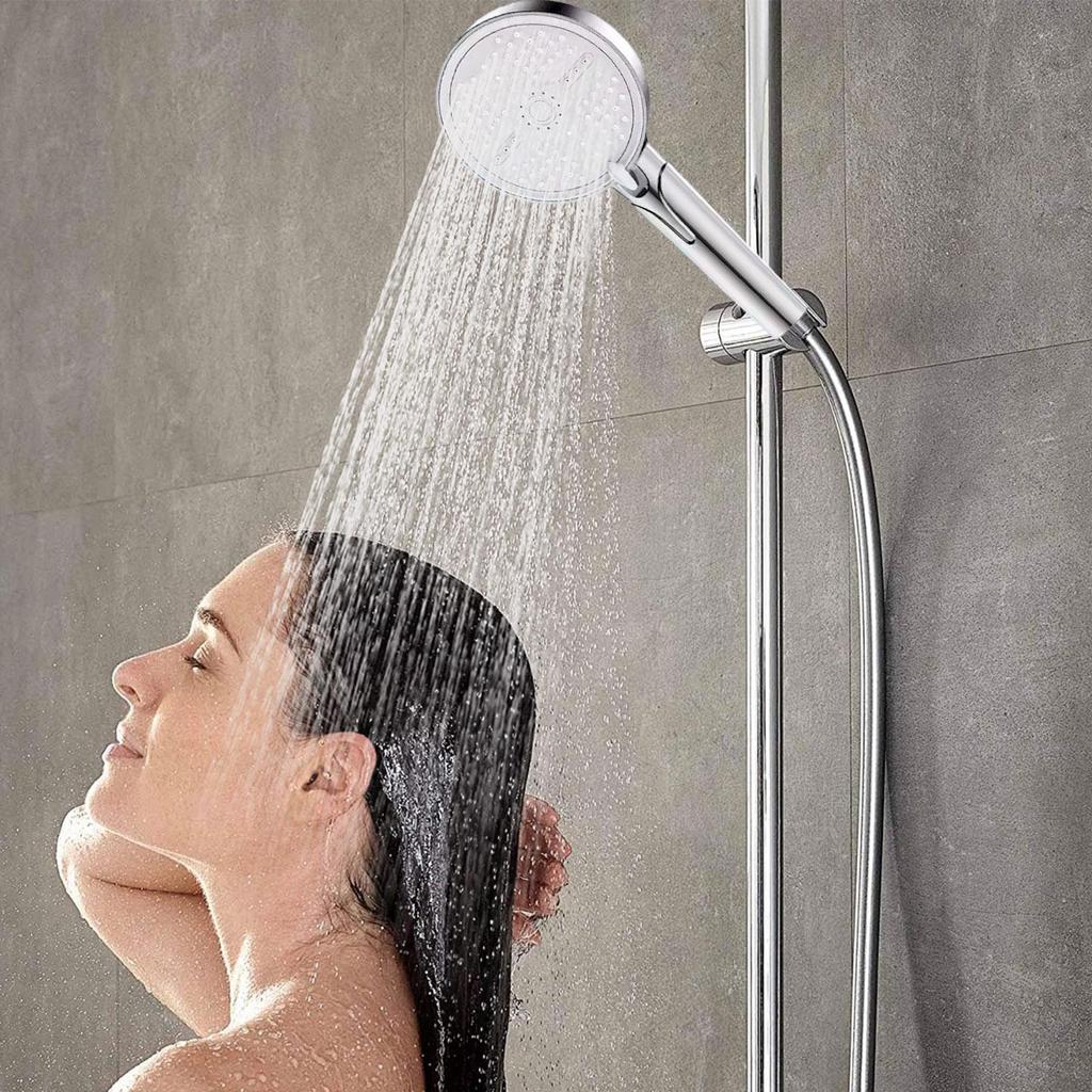 Handheld Shower Head Powerful Shower Heads High Pressure 5 Modes Showerhead Bathroom Accessories For Home Apartment Hotel Dorm