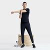 Fila Basic Minimalist Sports Fitness Cool Feeling Round Neck Short Sleeve T-Shirt Men Tops Deep-Black A11M331114F-BK