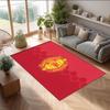 Manchester United Theme rug Soft Crystal Velvet Area Rug Non-Slip Floor Carpet for Living Room Bedroom Nursery