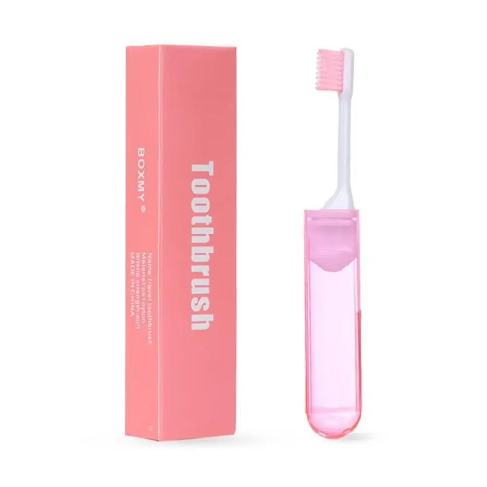 

Travel Folding Teethbrush Oral Cleaning Tool Camping Teethbrush Oral Care Portable Soft Bristle Brush High Quality Toothbrush