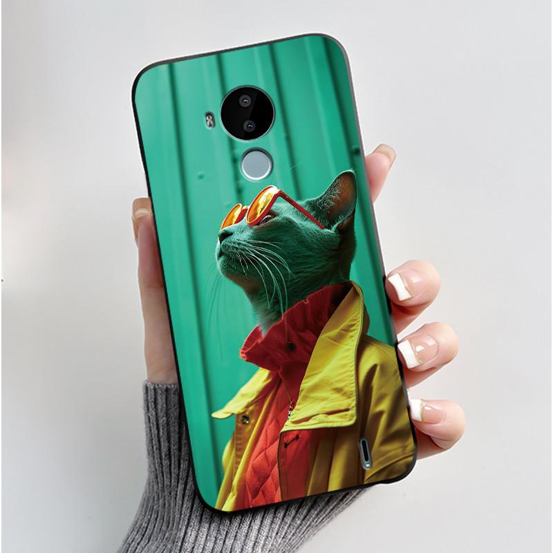 Cute Case For Nokia C30 Capa Coque Printing Shell Protective Cover Soft Silicone Cartoon Phone Casing Fundas