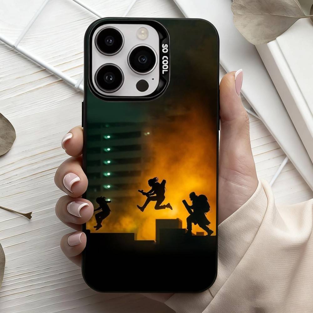 

Film O-One B-Battle A-after Another-R Phone Case For iPhone17,16,15,14,13,12,11 Plus,Pro Max Black Candy Silver Plated Cover iPhone15promax